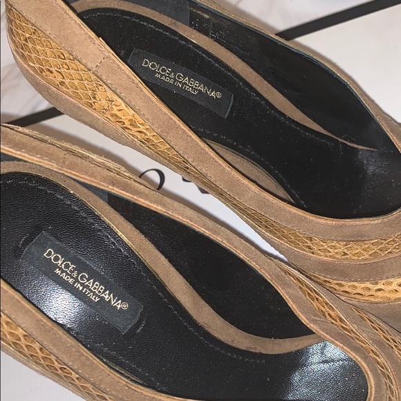 Dolce & Gabbana python heels - Picture 5 of 6
